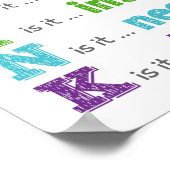 考え教室の前に話アンチのいじめったポスター ポスター (角)