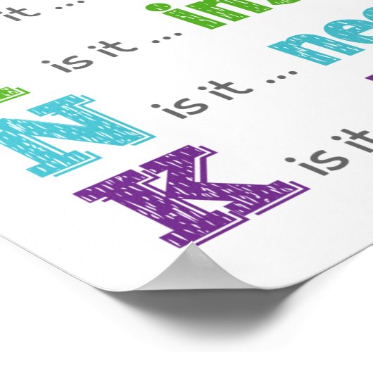 考え教室の前に話アンチのいじめったポスター ポスター (角)