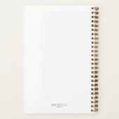 考え方と花模様 ノートブック (裏面)