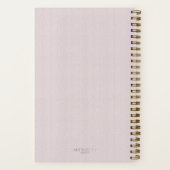 考え方と花模様 ノートブック (裏面)