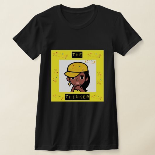 考え方のシャツの汚れから始まった Tシャツ (レイダウン)