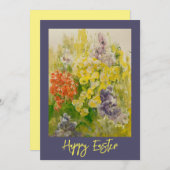 考え春フラットカード サンキューカード (正面/裏面)