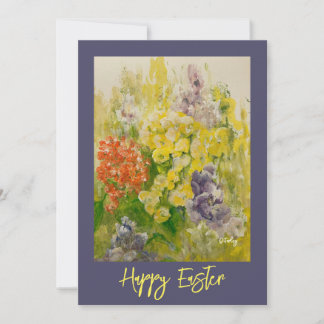 考え春フラットカード サンキューカード