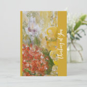 考え春フラットノートカード サンキューカード (スタンド正面)