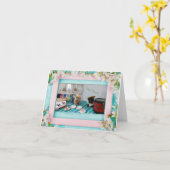 考え春メモカード カード (黄色い花)