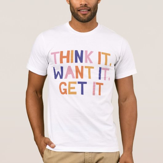 考え欲しい Tシャツ (正面)