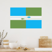 考え無神論者の国旗のポスター ポスター (キッチン)