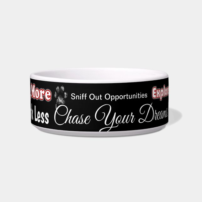 考え犬ボール ボウル (正面)