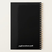 考え祈ドモダン・ブラックプランナー プランナー手帳 (裏面)