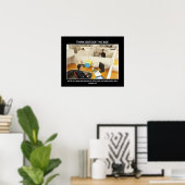 考え箱の外の ポスター (ホームオフィス)