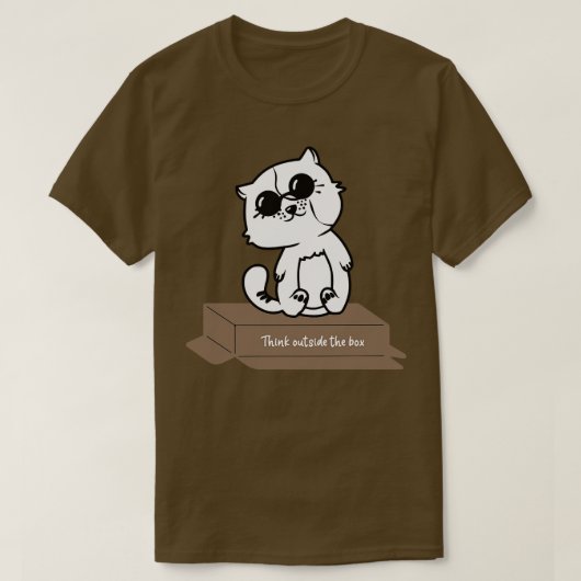 考え箱の外6 Tシャツ (デザイン正面)
