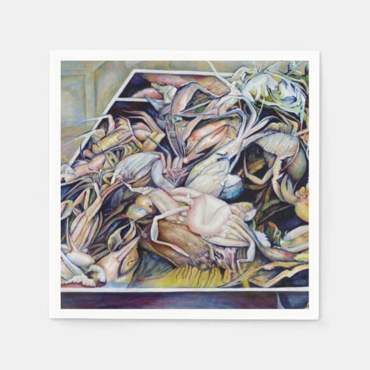 考え箱の外 スタンダードカクテルナプキン (正面)