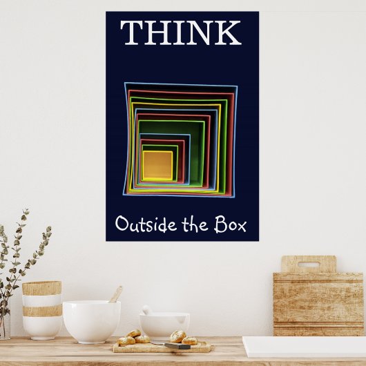 考え箱の外 ポスター (キッチン)