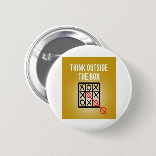 考え箱の外 缶バッジ (正面&裏面)