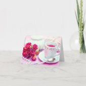 考え紅茶 カード (正面)