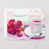 考え紅茶 ポストカード (正面/裏面)