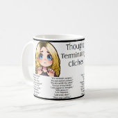 考え終了 コーヒーマグカップ (正面左)