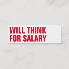 考え給家 スキニー名刺