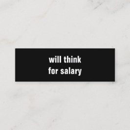 考え給家 スキニー名刺