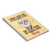 考え羊について – おもしろい ノートブック (右側)