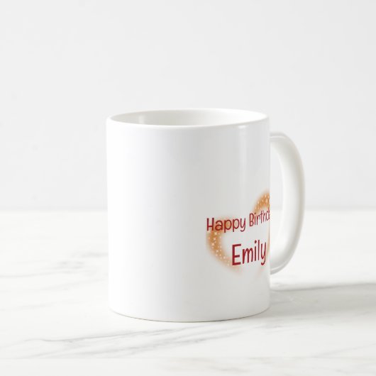 考え羊について – おもしろい パーソナライズされた コーヒーマグカップ (正面右)