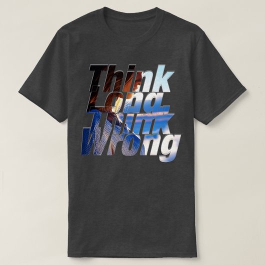 考え考え誤 Tシャツ (デザイン正面)