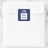 考え船外 スクエアシール (バッグ)