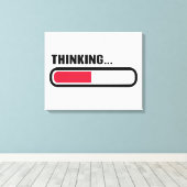 考え荷 キャンバスプリント (インサイチュ (ウッドフロア))