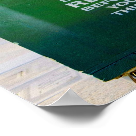 考え話前には ポスター (角)