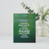 考え話前には ポストカード (スタンド正面)