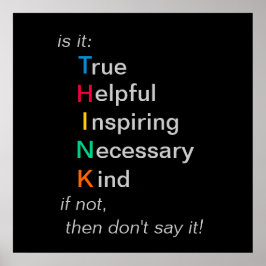 考え話前のポスター ポスター