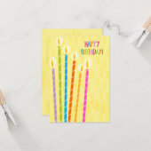 考え誕生日 カード (正面/裏面インサイチュ)