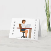 **考え誕生日** カード (正面)