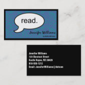 考え読Cloud Librarian Business Card 名刺 (正面/裏面)