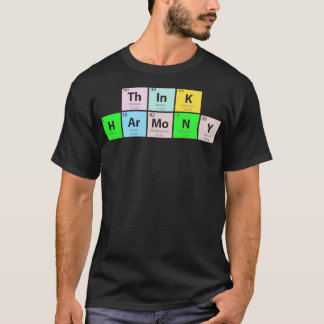 考え調和周期表 Tシャツ