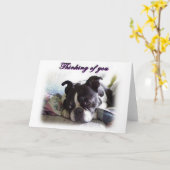 考え込む4 カード (黄色い花)