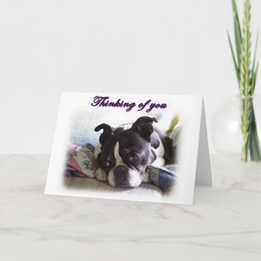 考え込む4 カード (正面)