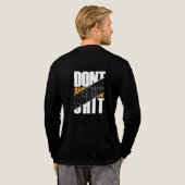 考え過ぎてはいけない トライブレンドTシャツ (背面全体)