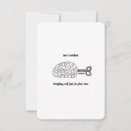 考え過ぎないで、大丈夫 – フラットカード