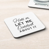 考え過ぎる コースター (左側)