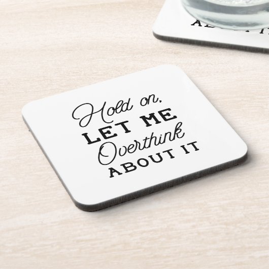 考え過ぎる コースター (左側)