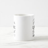 考え過ぎる コーヒーマグカップ (中央)