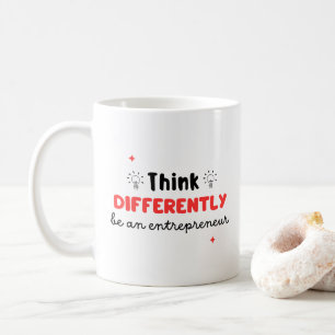 「考え違う、起業家になれ」Inspirati コーヒーマグカップ