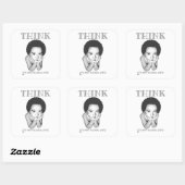 「考え違法ではない」 スクエアシール (シート)