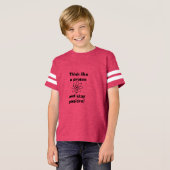 考え陽子とステイ前向き!T-シャツ Tシャツ (正面フル)