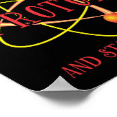 考え陽子とstay科学のギフト前向きのように ポスター (角)