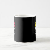 考え陽子の滞留前向きおもしろい学 コーヒーマグカップ (中央)