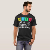 考え陽子の滞留前向きおもしろい学 Tシャツ (正面フル)