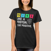考え陽子の滞留前向きおもしろい学 Tシャツ (正面)
