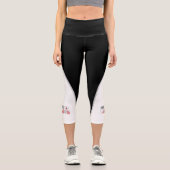 考え雪 – おもしろい Hot Weatherランニング's カプリレギンス (正面)